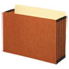 FILE CABINET POCKETS, 5.25" EXPANSION, LEGAL SIZE, REDROPE, 10/BOX