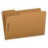 Kraft Fastener Folders, 1/3-Cut Tabs, 2 Fasteners, Legal Size, Kraft Exterior, 50/Box