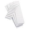 Blank Inserts For Hanging File Folders, Compatible with 42 Series Tabs, 1/5-Cut, White, 2" Wide, 100/Pack