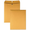 Clasp Envelope, #14 1/2, Square Flap, Clasp/gummed Closure, 11.5 X 14.5, Brown Kraft, 100/box