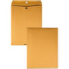 Clasp Envelope, #110, Square Flap, Clasp/gummed Closure, 12 X 15.5, Brown Kraft, 100/box