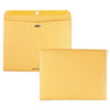 Redi-File Clasp Envelope, #90, Cheese Blade Flap, Clasp/gummed Closure, 9 X 12, Brown Kraft, 100/box
