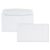 Business Envelope, #6 3/4, Commercial Flap, Gummed Closure, 3.63 X 6.5, White, 500/box