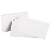 <strong>Oxford™</strong><br />Heavyweight Ruled Index Cards, 3 x 5, White, 100/Pack