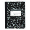 Marble Cover Composition Book, Wide/legal Rule, Black Marble Cover, 9.75 X 7.5, 60 Sheets