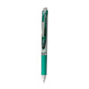<strong>Pentel®</strong><br />EnerGel RTX Gel Pen, Retractable, Medium 0.7 mm, Green Ink, Green/Gray Barrel