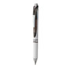 EnerGel RTX Gel Pen, Retractable, Medium 0.7 mm, Black Ink, White/Black Barrel