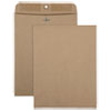 Brown Kraft Clasp Envelope, #90, Square Flap, Clasp/gummed Closure, 9 X 12, Brown Kraft, 100/box