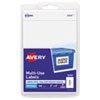 <strong>Avery®</strong><br />Removable Multi-Use Labels, Inkjet/Laser Printers, 2 x 4, White, 2/Sheet, 50 Sheets/Pack, (5444)