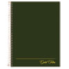 Gold Fibre Wirebound Project Notes Book, 1-Subject, Project-Management Format, Green Cover, (84) 9.5 x 7.25 Sheets