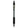 Z-Grip Ballpoint Pen, Retractable, Medium 1 Mm, Black Ink, Black Barrel, 48/pack