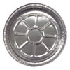 <strong>Durable Packaging</strong><br />Aluminum Round Containers, 25 Gauge, 44 oz, 9" Diameter x 21.94"h, Silver, 500/Carton