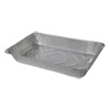 <strong>Durable Packaging</strong><br />Aluminum Steam Table Pans, Full-Size Deep—346 oz., 3.38" Deep, 12.81 x 20.75, 50/Carton