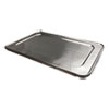 <strong>Durable Packaging</strong><br />Aluminum Steam Table Lids, Fits Full-Size Pan, 12.88 x 20.81 x 0.63, 50/Carton