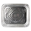 <strong>Durable Packaging</strong><br />Aluminum Steam Table Pans, Half-Size Shallow—79.5 oz., 1.69" Deep, 10.38 x 12.75, 100/Carton