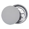 Flat Board Lids for 9" Round Containers, Silver, Paper, 500 /Carton