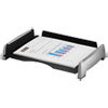 OFFICE SUITES SIDE LOAD LETTER TRAY, 1 SECTION, LETTER SIZE FILES, 14.81" X 10.31" X 2.5", BLACK/SILVER