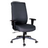 Alera Wrigley Series High Performance High-Back Synchro-Tilt Task Chair, Supports 275 Lb, 17.24" To 20.55" Seat Height, Black