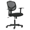 <strong>Sadie™</strong><br />1-Oh-Two Mid-Back Task Chairs, Supports Up to 250 lb, 17" to 22" Seat Height, Black