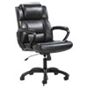 <strong>Sadie™</strong><br />Mid-Back Executive Chair, Supports Up to 225 lb, 19" to 23" Seat Height, Black
