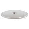 Arrange Disc Shroud Base, 32.71" x 32.71" x 1.42", Silver, Steel