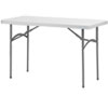<strong>Alera®</strong><br />Rectangular Plastic Folding Table, 48w x 24d x 29.25h, Gray