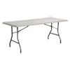 <strong>Alera®</strong><br />Rectangular Plastic Folding Table, 72w x 29.63d x 29.25h, Gray