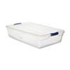 <strong>Rubbermaid®</strong><br />Clever Store Basic Latch-Lid Container, 41 qt, 17.75" x 29" x 6.13", Clear