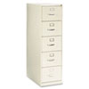 210 Series Vertical File, 5 Legal-Size File Drawers, Putty, 18.25" X 28.5" X 60"