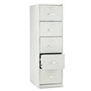 210 Series Vertical File, 5 Legal-Size File Drawers, Light Gray, 18.25" X 28.5" X 60"