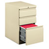 Brigade Mobile Pedestal With Pencil Tray Insert Left/right, 3-Drawers: Box/box/file, Letter, Putty, 15" X 22.88" X 28"