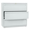 Brigade 700 Series Lateral File, 3 Legal/letter-Size File Drawers, Light Gray, 42" X 18" X 39.13"