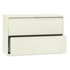 Brigade 800 Series Lateral File, 2 Legal/letter-Size File Drawers, Putty, 42" X 18" X 28"