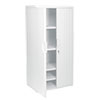 Rough N Ready Storage Cabinet, Four-Shelf, 36 X 22 X 72, Platinum