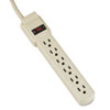 <strong>Innovera®</strong><br />Power Strip, 6 Outlets, 4 ft Cord, Ivory