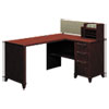 Enterprise Collection Corner Desk, 60" X 47.25" X 41.75", Harvest Cherry, (box 1 Of 2)