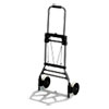 <strong>Safco®</strong><br />Stow-Away Collapsible Medium Hand Truck, 275 lb Capacity, 19 x 17.75 x 38.75, Aluminum