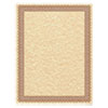 Parchment Certificates, Vintage, 8.5 X 11, Copper With Burgundy/gold Foil Border, 50/pack