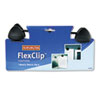 FlexClip Gooseneck Copyholder, Monitor/Laptop Mount, Plastic, Black