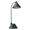 LED Task Lamp, 5.38"w x 9.88"d x 17"h, Black