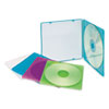 <strong>Innovera®</strong><br />Slim CD Case, Assorted Colors, 10/Pack
