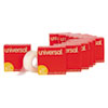 <strong>Universal®</strong><br />Invisible Tape, 1" Core, 0.75" x 83.33 ft, Clear, 12/Pack