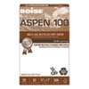 Aspen 100 Multi-Use Recycled Paper, 92 Bright, 20lb, 11 X 17, White, 500 Sheets/ream, 5 Reams/carton