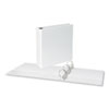 <strong>Universal®</strong><br />Slant D-Ring View Binder, 3 Rings, 2" Capacity, 11 x 8.5, White