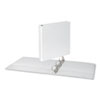 <strong>Universal®</strong><br />Slant D-Ring View Binder, 3 Rings, 1.5" Capacity, 11 x 8.5, White
