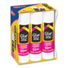 Permanent Glue Stic Value Pack, 1.27 Oz, Applies White, Dries Clear, 6/pack