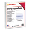 Standard Security Check, 11 Features, 8.5 x 11, Blue Marble Bottom, 500/Ream