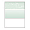 STANDARD SECURITY CHECK, 11 FEATURES, 8.5 X 11, GREEN MARBLE TOP, 500/REAM