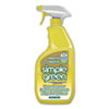 <strong>Simple Green®</strong><br />Industrial Cleaner and Degreaser, Concentrated, Lemon, 24 oz Spray Bottle, 12/Carton