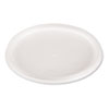 Plastic Lids For Foam Cups, Bowls And Containers, Flat, Vented, Fits 12-60 Oz, Translucent, 500/carton